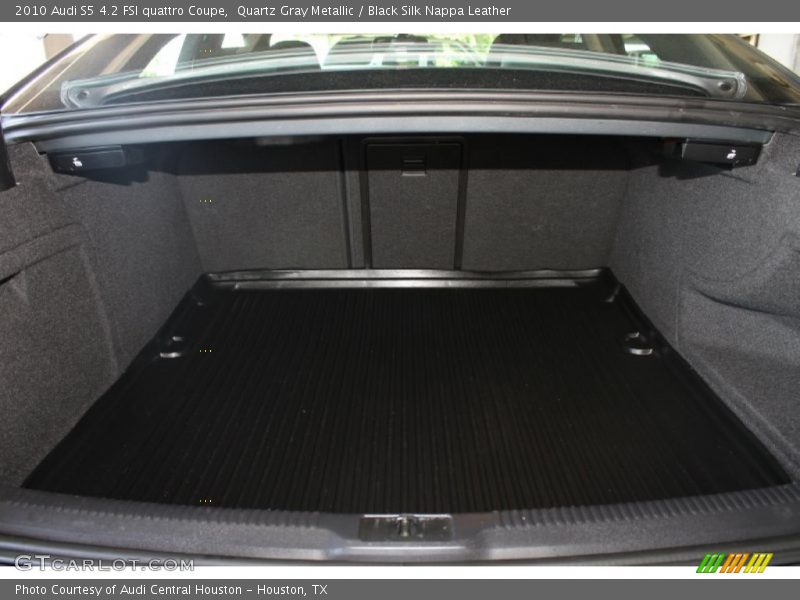 Quartz Gray Metallic / Black Silk Nappa Leather 2010 Audi S5 4.2 FSI quattro Coupe