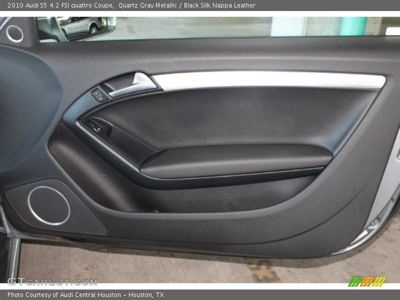 Quartz Gray Metallic / Black Silk Nappa Leather 2010 Audi S5 4.2 FSI quattro Coupe