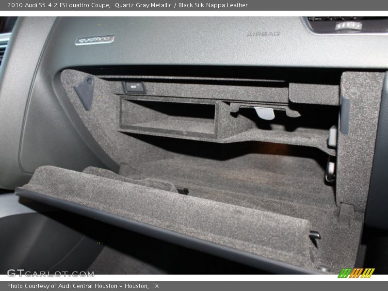 Quartz Gray Metallic / Black Silk Nappa Leather 2010 Audi S5 4.2 FSI quattro Coupe