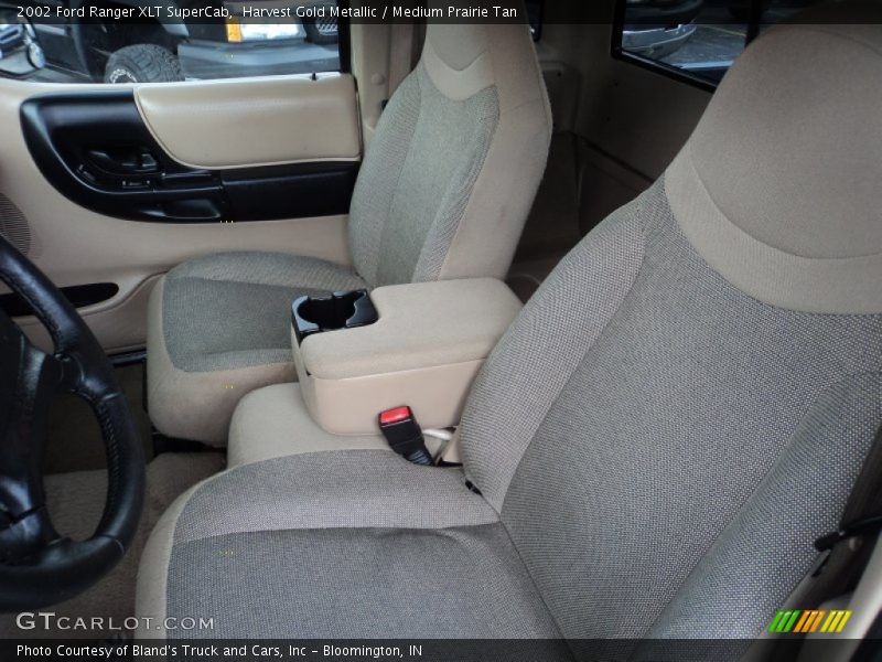 Harvest Gold Metallic / Medium Prairie Tan 2002 Ford Ranger XLT SuperCab