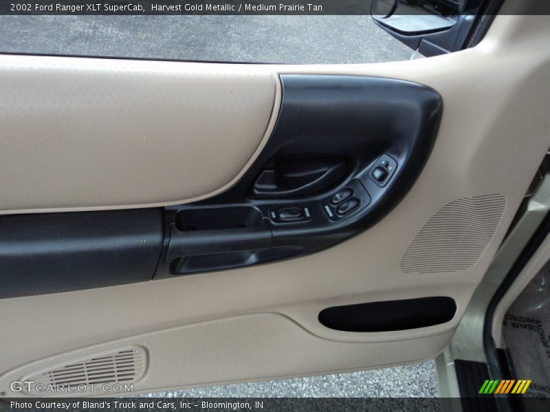 Harvest Gold Metallic / Medium Prairie Tan 2002 Ford Ranger XLT SuperCab