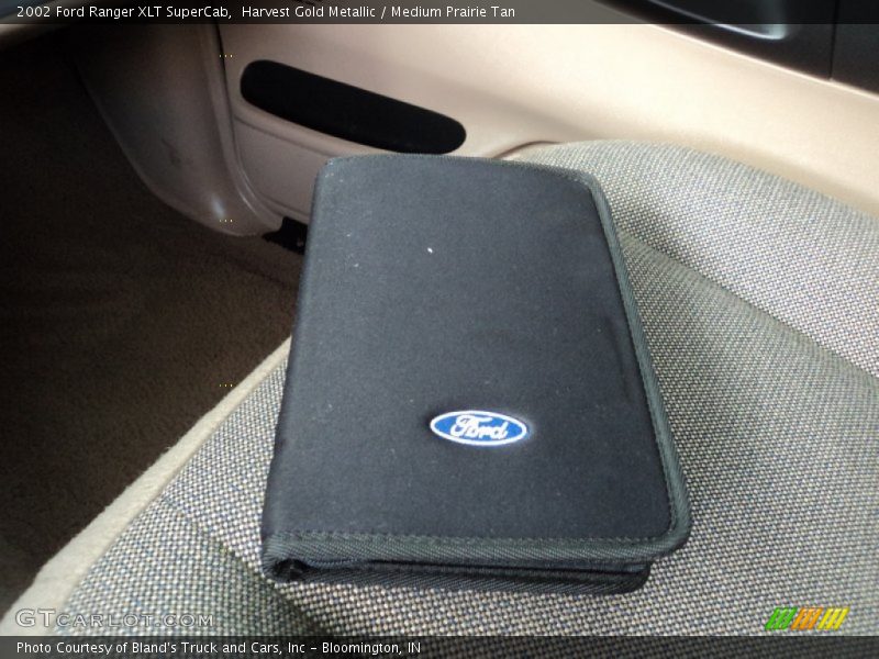 Harvest Gold Metallic / Medium Prairie Tan 2002 Ford Ranger XLT SuperCab