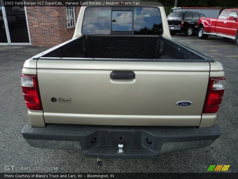 Harvest Gold Metallic / Medium Prairie Tan 2002 Ford Ranger XLT SuperCab