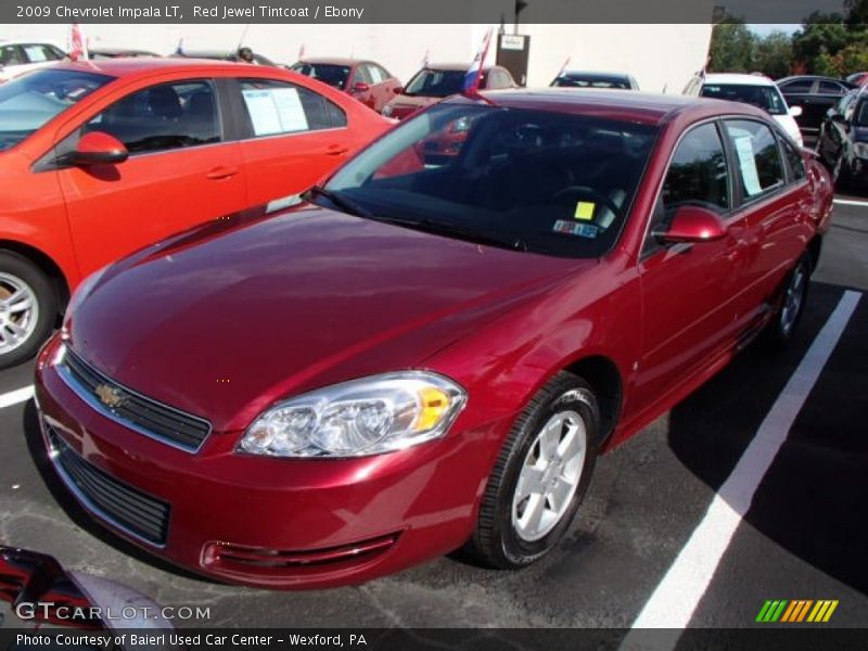 Red Jewel Tintcoat / Ebony 2009 Chevrolet Impala LT