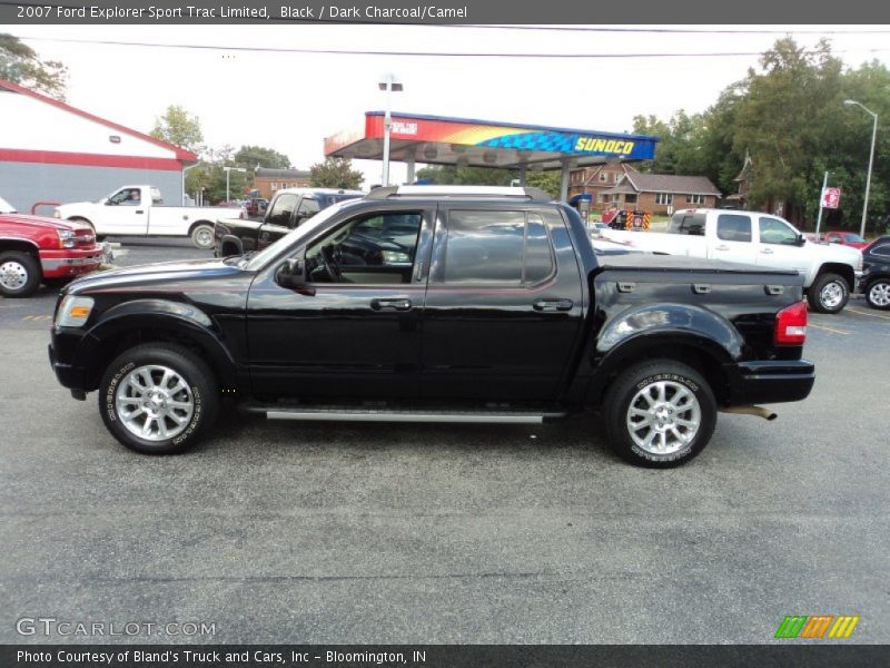 Black / Dark Charcoal/Camel 2007 Ford Explorer Sport Trac Limited