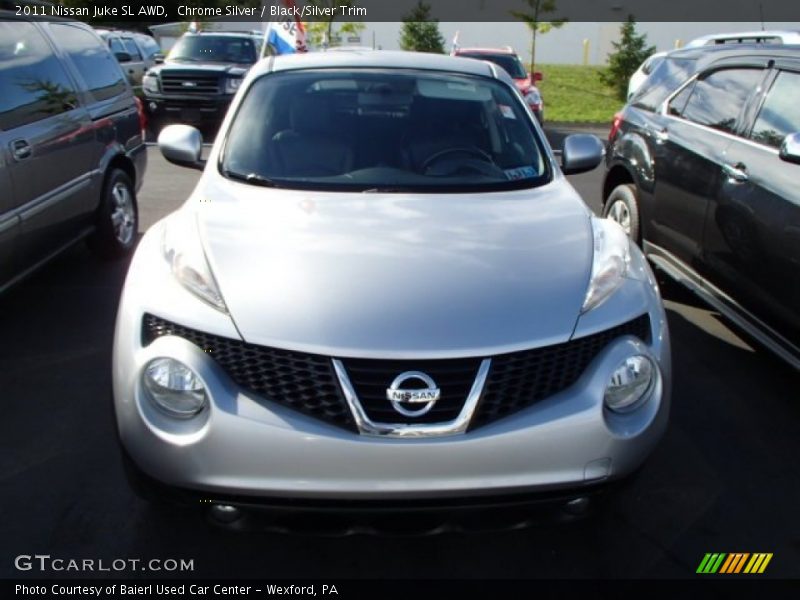 Chrome Silver / Black/Silver Trim 2011 Nissan Juke SL AWD