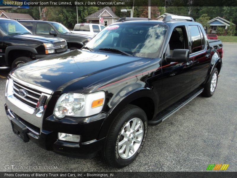 Black / Dark Charcoal/Camel 2007 Ford Explorer Sport Trac Limited