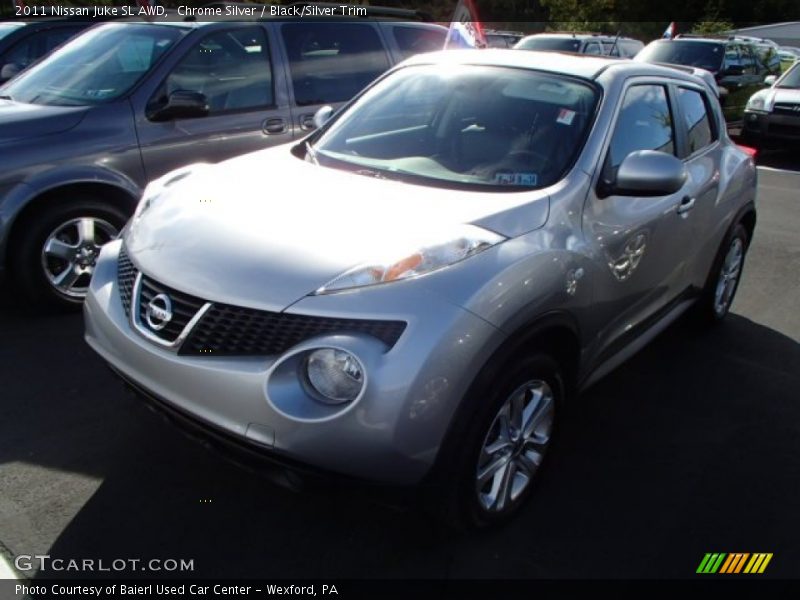 Chrome Silver / Black/Silver Trim 2011 Nissan Juke SL AWD