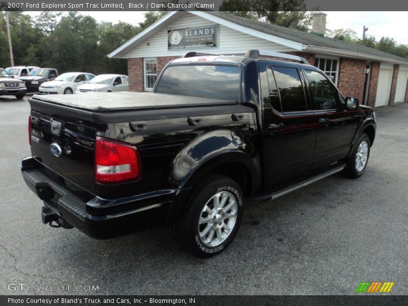 Black / Dark Charcoal/Camel 2007 Ford Explorer Sport Trac Limited