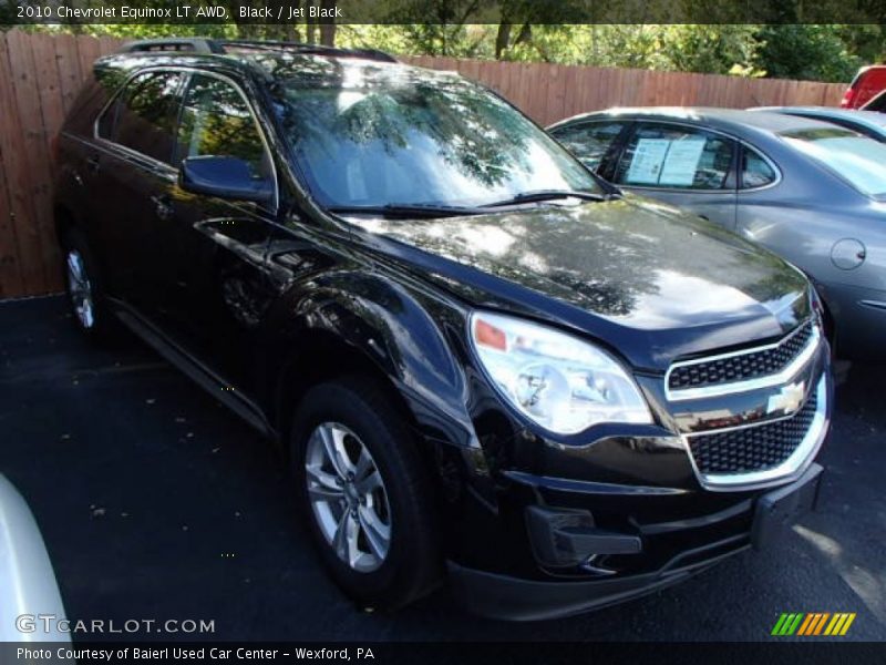 Black / Jet Black 2010 Chevrolet Equinox LT AWD