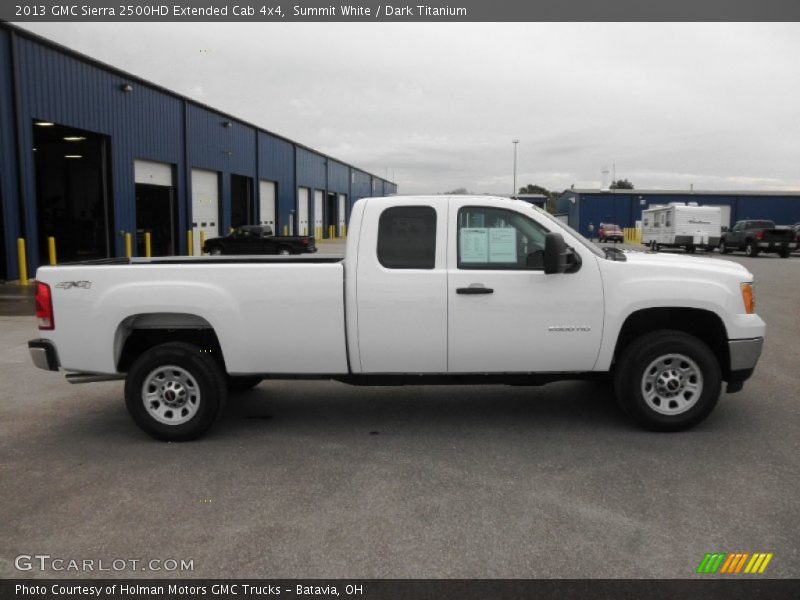 Summit White / Dark Titanium 2013 GMC Sierra 2500HD Extended Cab 4x4