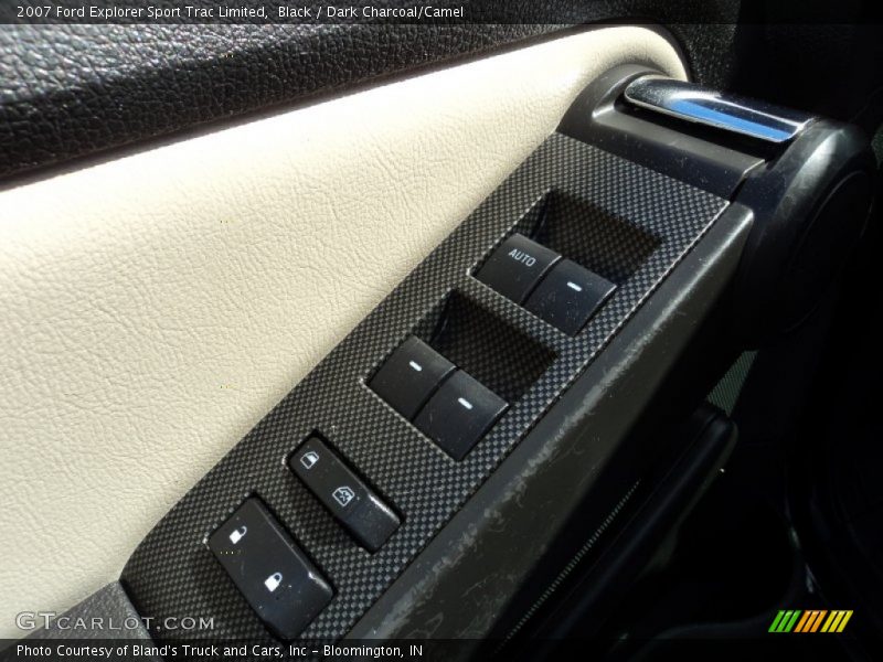 Black / Dark Charcoal/Camel 2007 Ford Explorer Sport Trac Limited