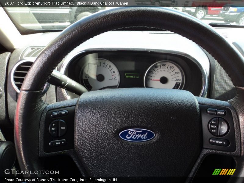 Black / Dark Charcoal/Camel 2007 Ford Explorer Sport Trac Limited