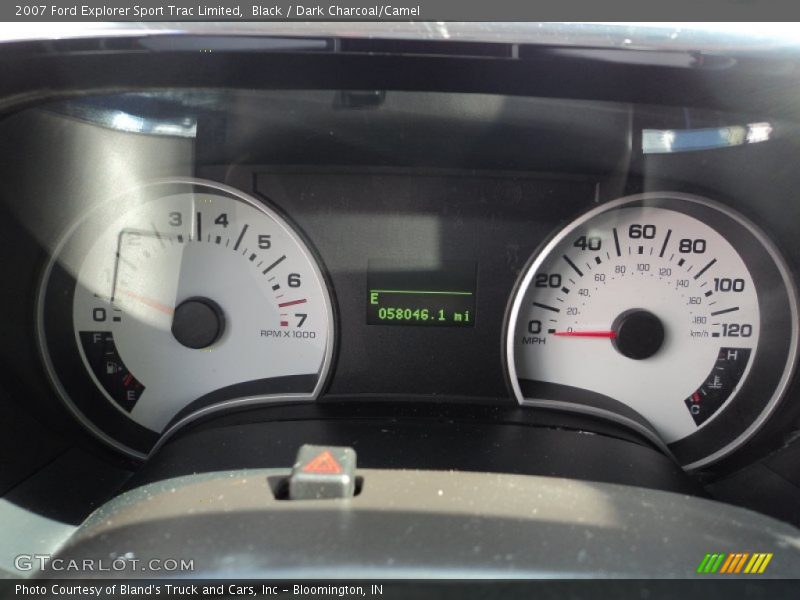 Black / Dark Charcoal/Camel 2007 Ford Explorer Sport Trac Limited