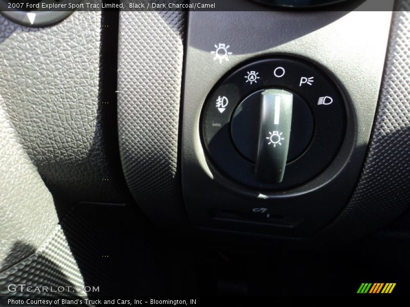 Black / Dark Charcoal/Camel 2007 Ford Explorer Sport Trac Limited