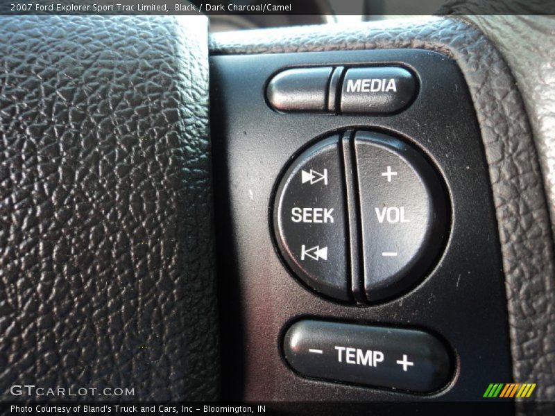 Black / Dark Charcoal/Camel 2007 Ford Explorer Sport Trac Limited