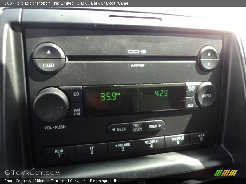 Black / Dark Charcoal/Camel 2007 Ford Explorer Sport Trac Limited