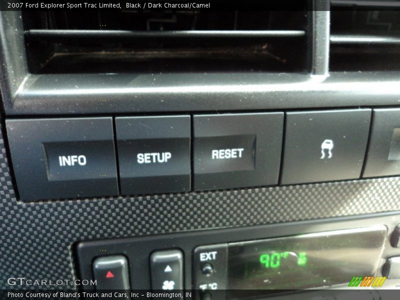 Black / Dark Charcoal/Camel 2007 Ford Explorer Sport Trac Limited