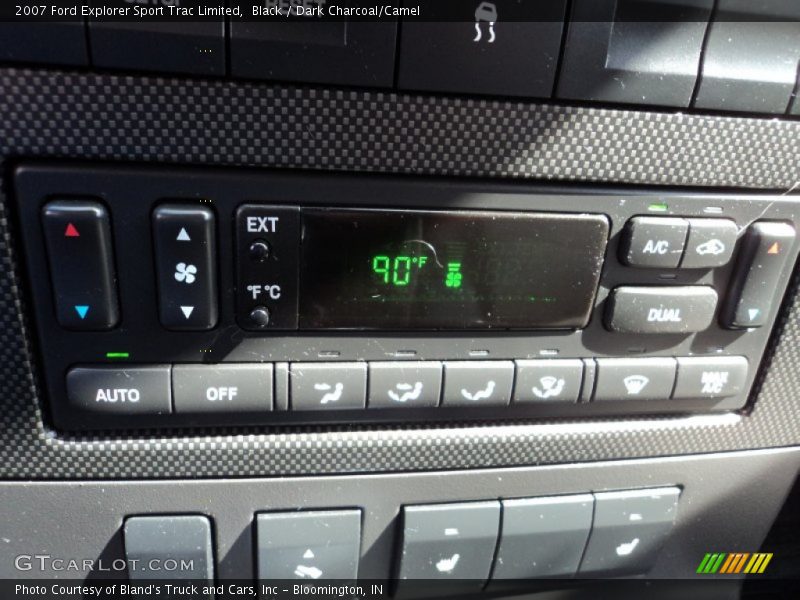 Black / Dark Charcoal/Camel 2007 Ford Explorer Sport Trac Limited