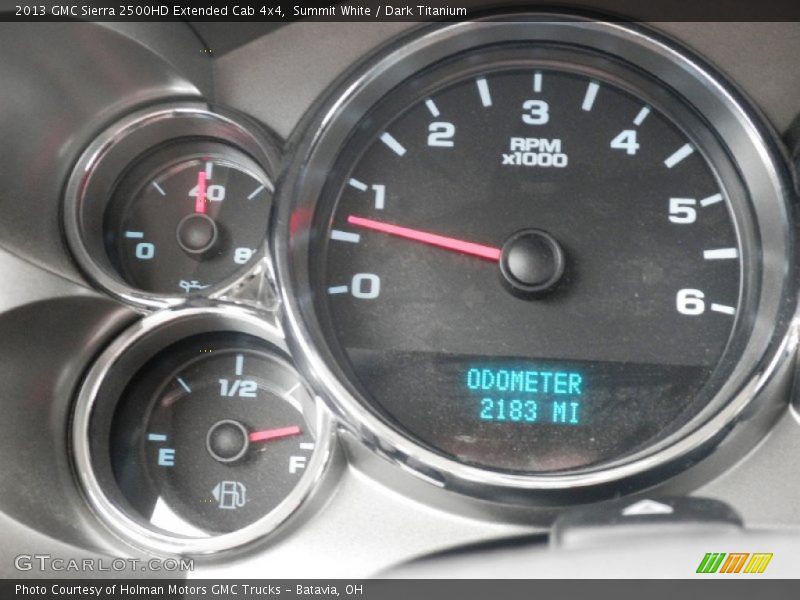 Summit White / Dark Titanium 2013 GMC Sierra 2500HD Extended Cab 4x4