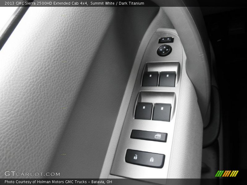 Summit White / Dark Titanium 2013 GMC Sierra 2500HD Extended Cab 4x4