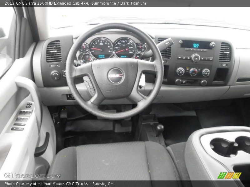Summit White / Dark Titanium 2013 GMC Sierra 2500HD Extended Cab 4x4