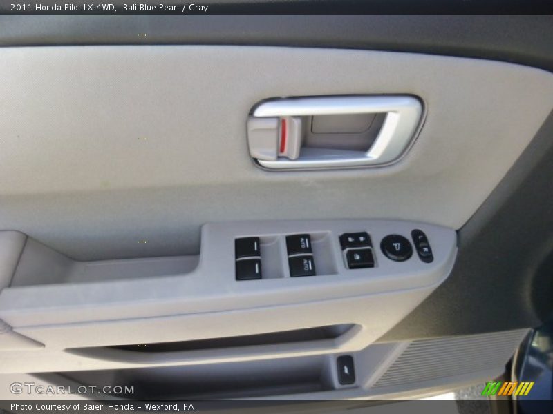 Bali Blue Pearl / Gray 2011 Honda Pilot LX 4WD