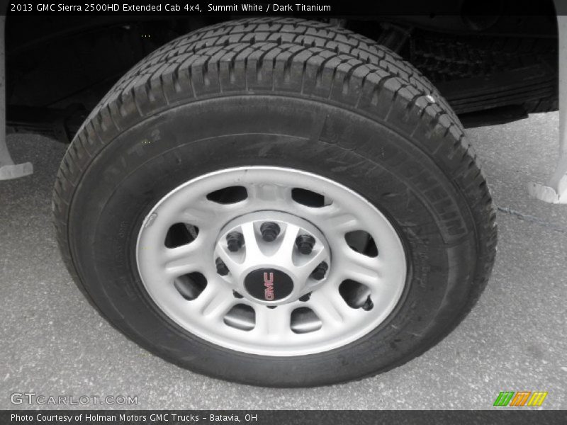 Summit White / Dark Titanium 2013 GMC Sierra 2500HD Extended Cab 4x4