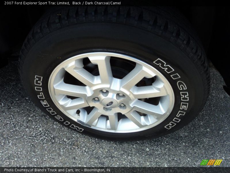 Black / Dark Charcoal/Camel 2007 Ford Explorer Sport Trac Limited