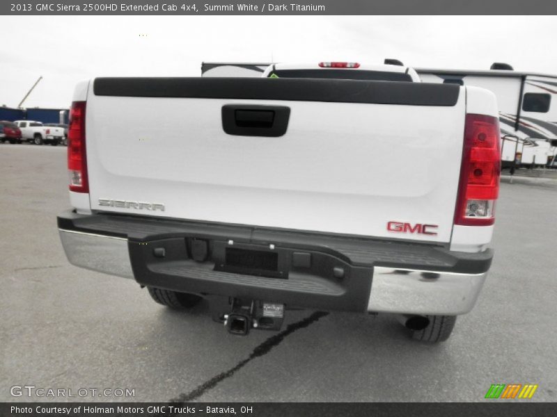 Summit White / Dark Titanium 2013 GMC Sierra 2500HD Extended Cab 4x4