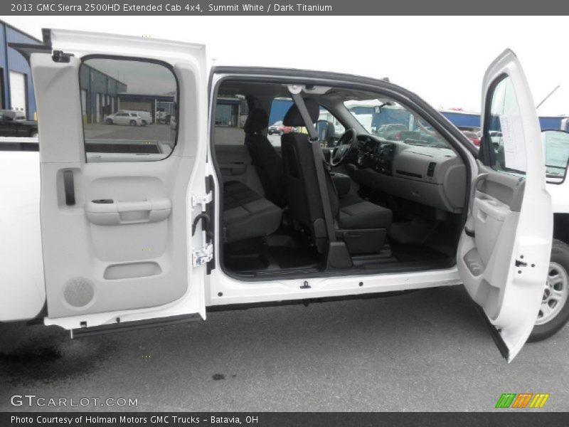 Summit White / Dark Titanium 2013 GMC Sierra 2500HD Extended Cab 4x4
