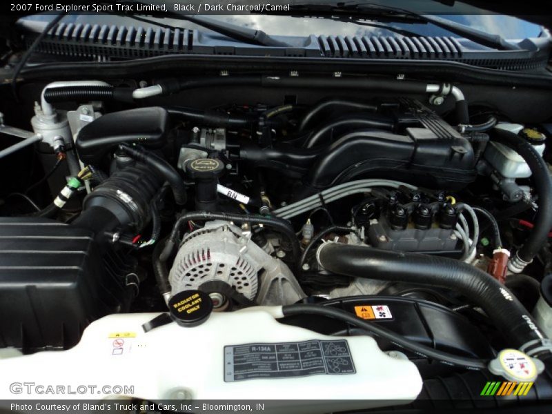 Black / Dark Charcoal/Camel 2007 Ford Explorer Sport Trac Limited