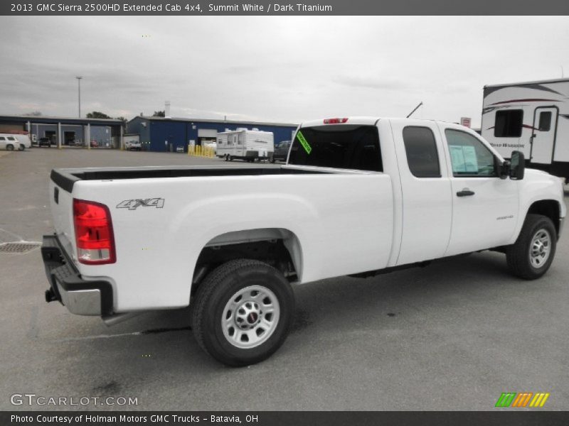 Summit White / Dark Titanium 2013 GMC Sierra 2500HD Extended Cab 4x4