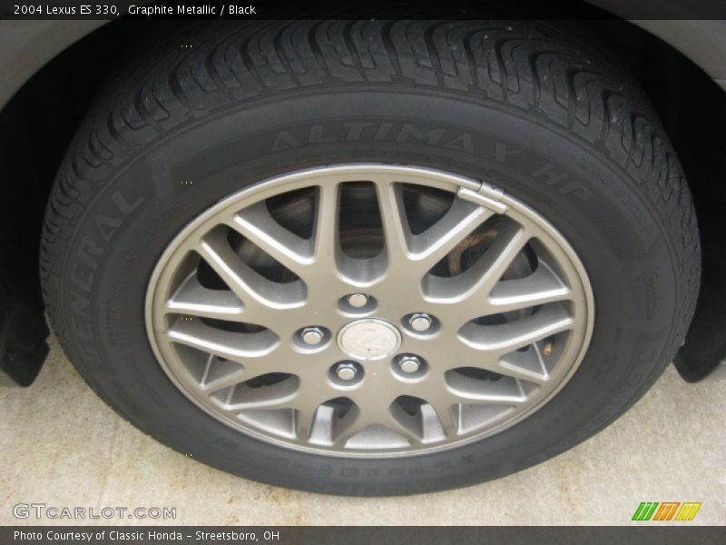 Graphite Metallic / Black 2004 Lexus ES 330