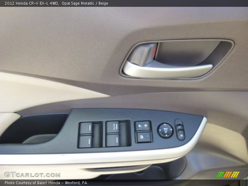 Opal Sage Metallic / Beige 2012 Honda CR-V EX-L 4WD