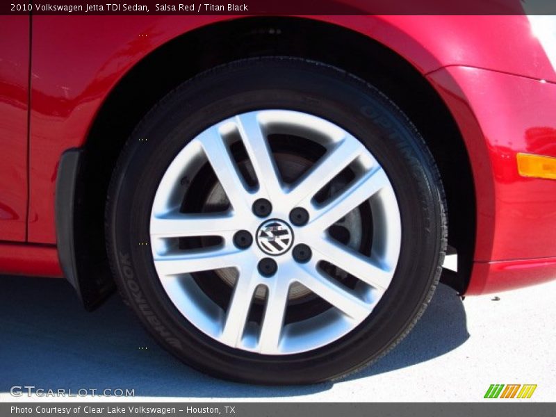 Salsa Red / Titan Black 2010 Volkswagen Jetta TDI Sedan