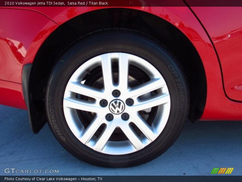 Salsa Red / Titan Black 2010 Volkswagen Jetta TDI Sedan