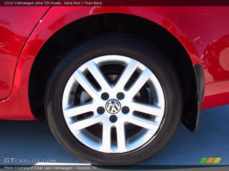 Salsa Red / Titan Black 2010 Volkswagen Jetta TDI Sedan