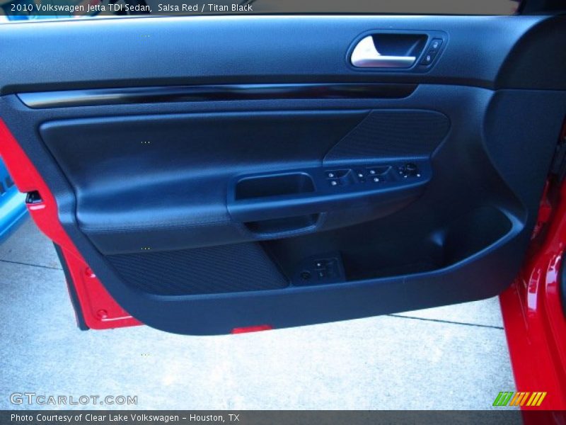 Salsa Red / Titan Black 2010 Volkswagen Jetta TDI Sedan