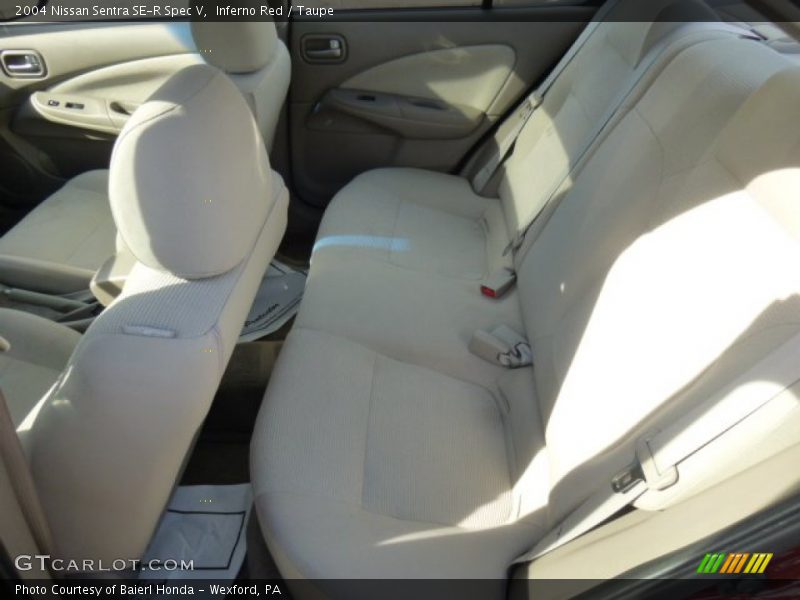 Inferno Red / Taupe 2004 Nissan Sentra SE-R Spec V