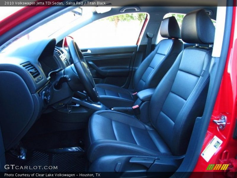 Salsa Red / Titan Black 2010 Volkswagen Jetta TDI Sedan