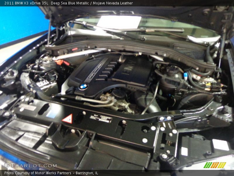 Deep Sea Blue Metallic / Mojave Nevada Leather 2011 BMW X3 xDrive 35i