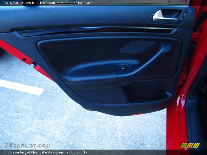 Salsa Red / Titan Black 2010 Volkswagen Jetta TDI Sedan