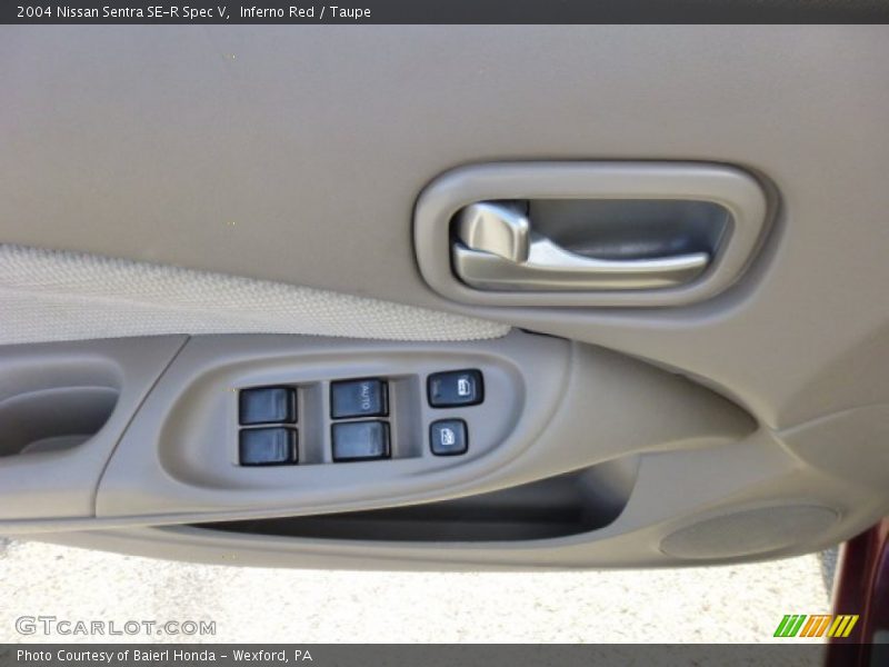 Inferno Red / Taupe 2004 Nissan Sentra SE-R Spec V