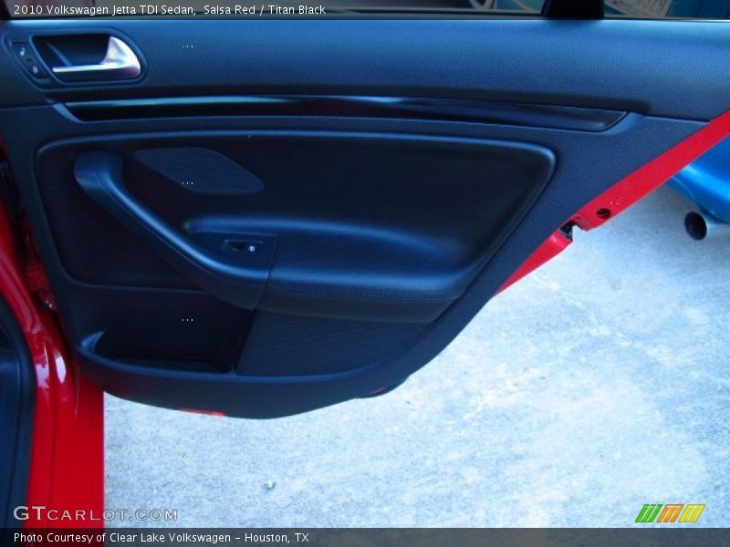 Salsa Red / Titan Black 2010 Volkswagen Jetta TDI Sedan