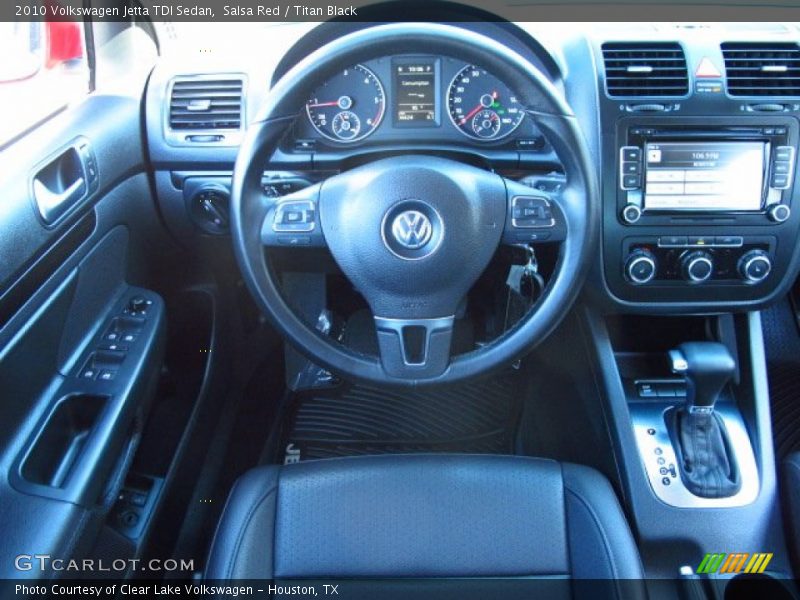 Salsa Red / Titan Black 2010 Volkswagen Jetta TDI Sedan