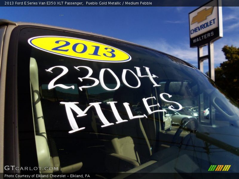 Pueblo Gold Metallic / Medium Pebble 2013 Ford E Series Van E350 XLT Passenger