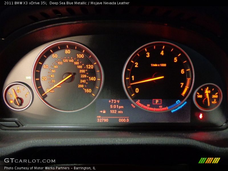  2011 X3 xDrive 35i xDrive 35i Gauges