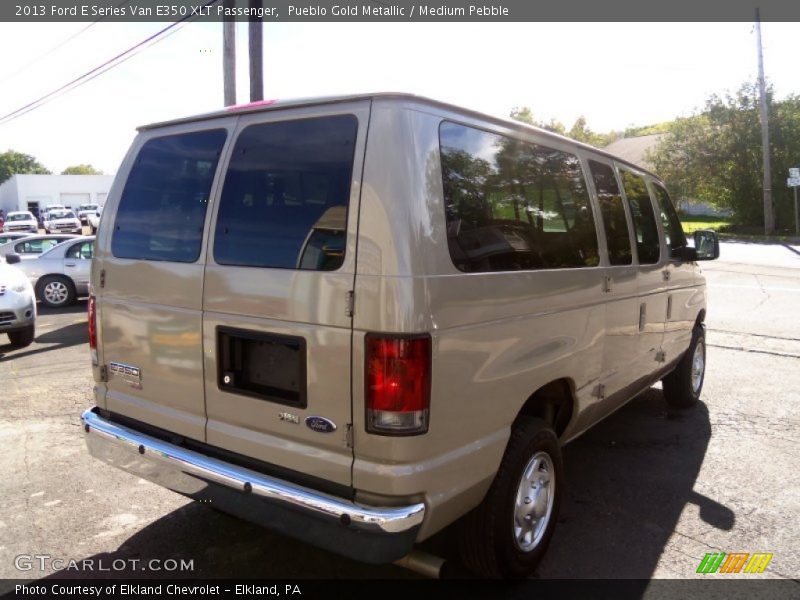 Pueblo Gold Metallic / Medium Pebble 2013 Ford E Series Van E350 XLT Passenger