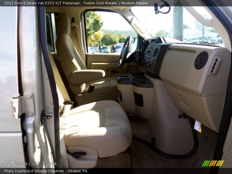 Pueblo Gold Metallic / Medium Pebble 2013 Ford E Series Van E350 XLT Passenger
